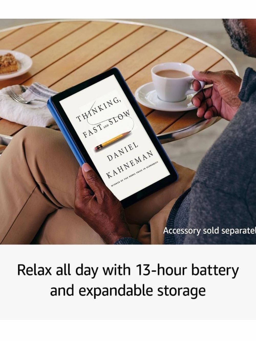 Amazon Fire HD 10 Tablet — Black, 64 G, no ads on lockscreen - Picture 5 of 8